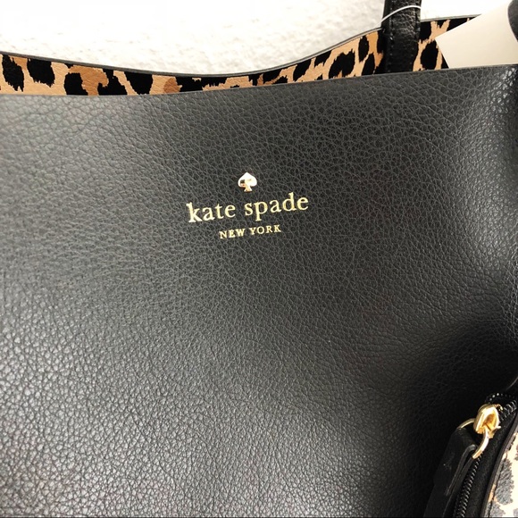 Kate Spade Leopard Print Reversible Purse Mya - Picture 7 of 8